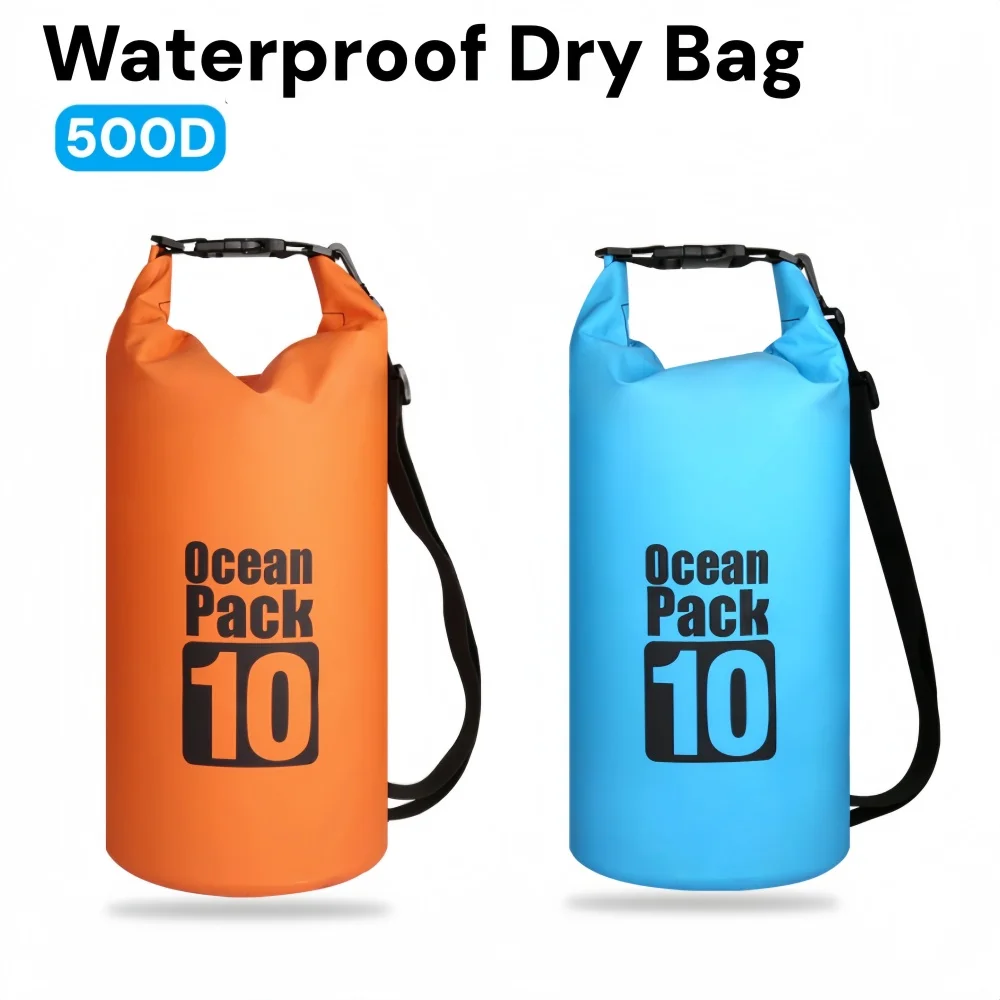 Dry Bag Roll Top - Водонепроницаемый герметичный мешок 500D, плавающий, с