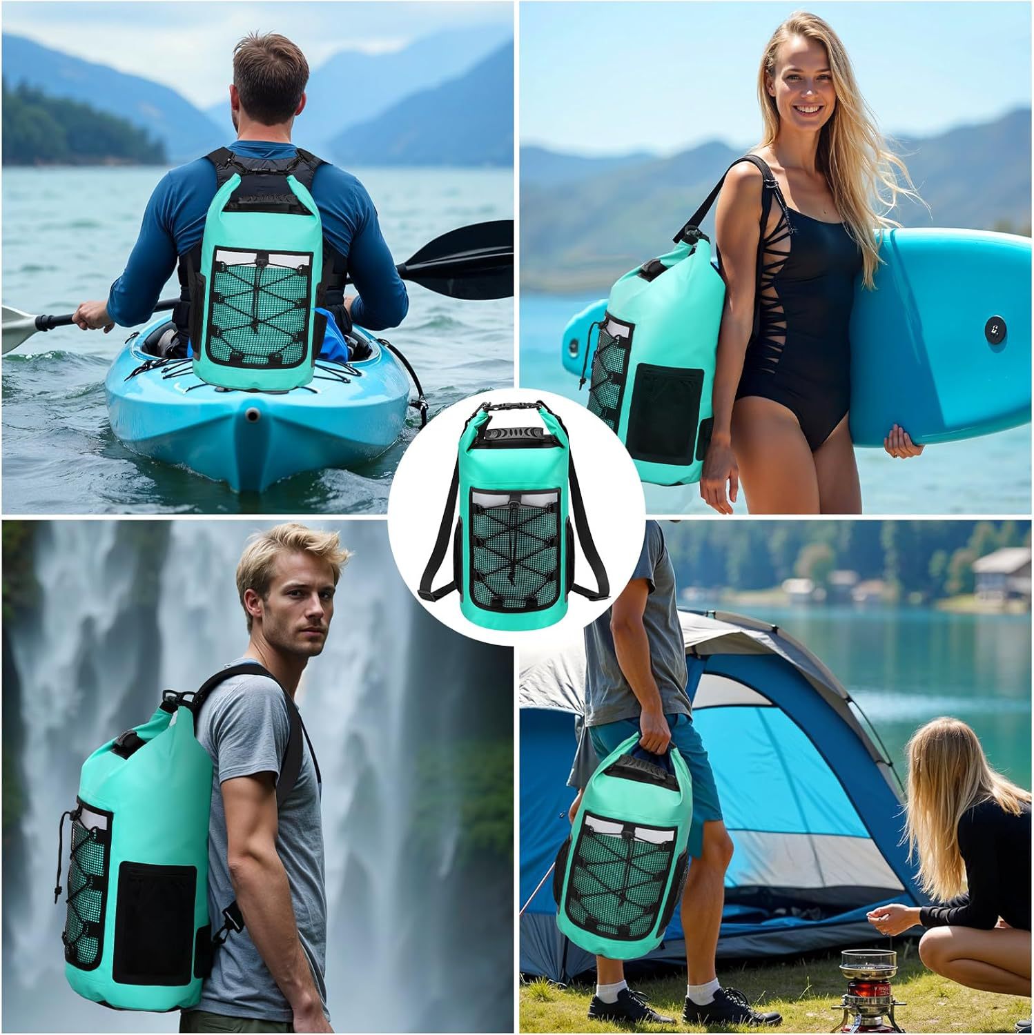 25л водонепроницаемый рюкзак д – обзор и цена Dry Bag Roll Top